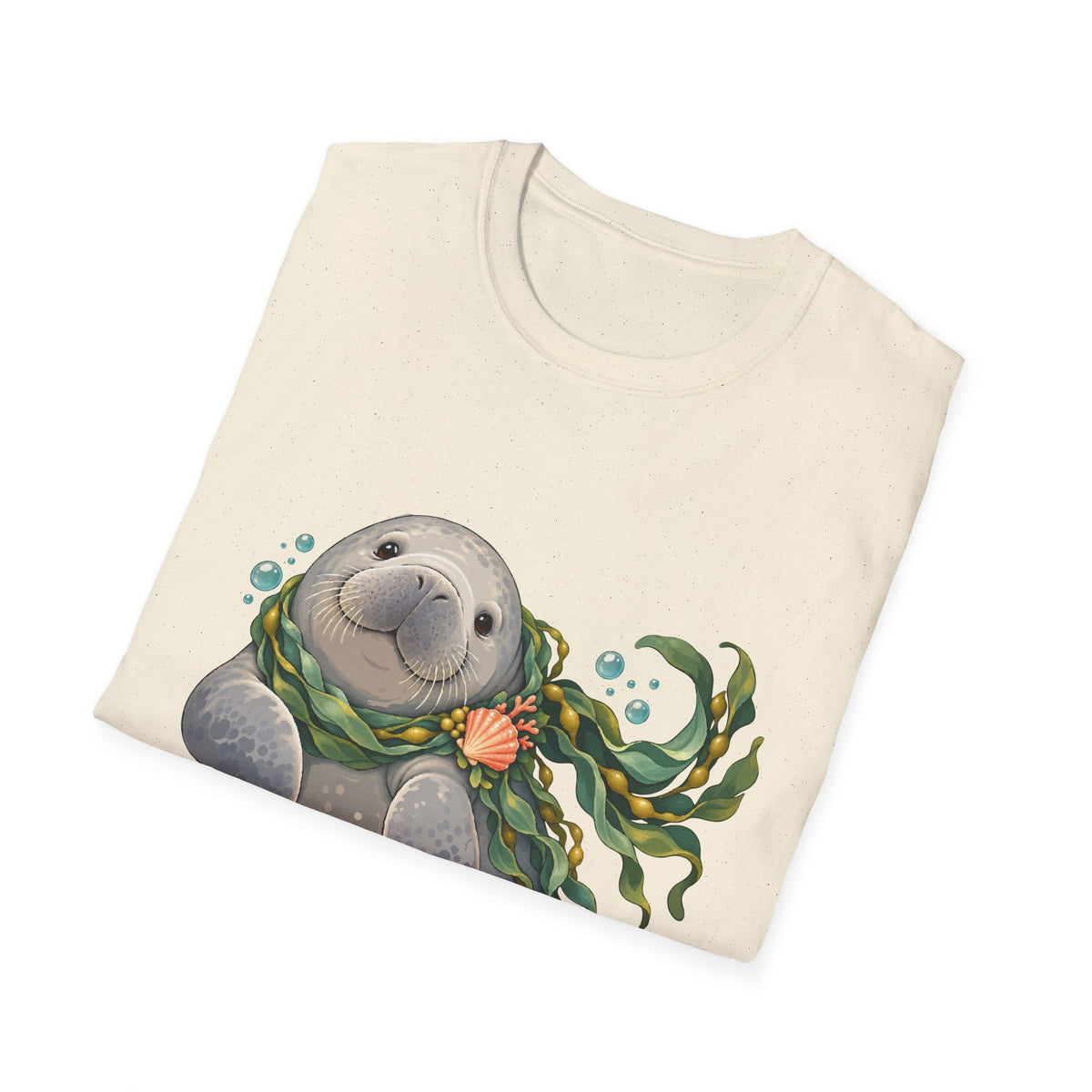 Chubby Mermaid Cozy Kelp Scarf Manatee T-Shirt