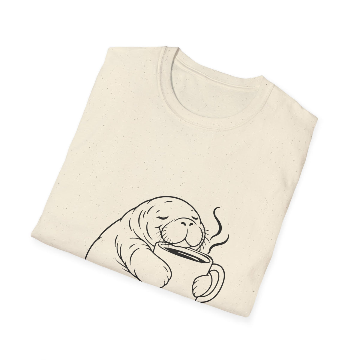 Chubby Mermaid Coffee Coast Manatee T-Shirt