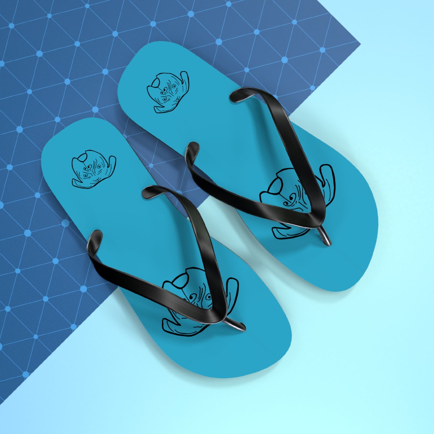 Walter Flip Flops- Blue