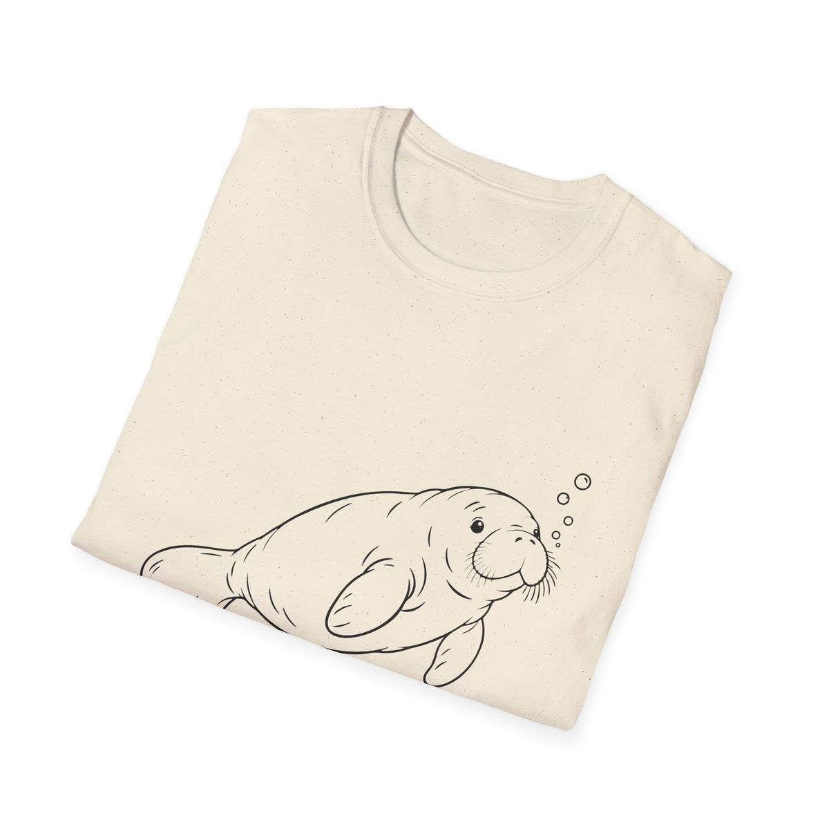 Chubby Mermaid Slow Tide Manatee T-Shirt