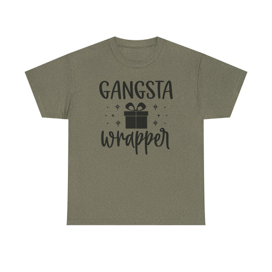 Gangsta Wrapper Tee — Funny Christmas Gift-Wrapping T-Shirt