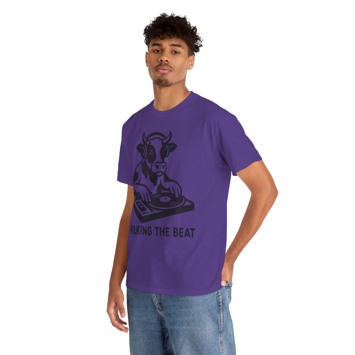 Milking the Beat DJ Cow T-Shirt