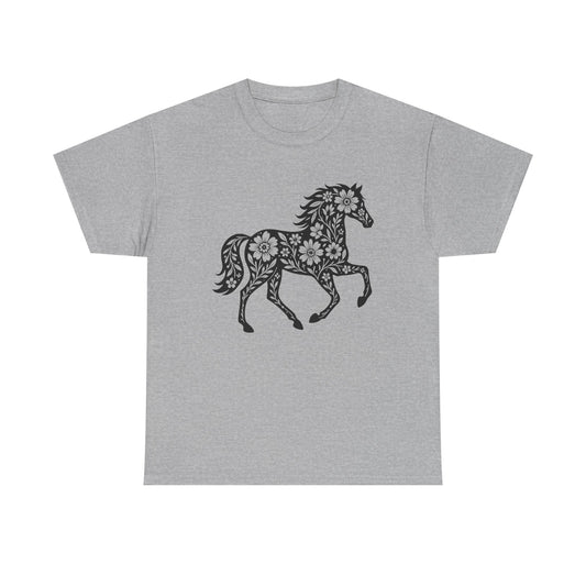 Floral Horse T-Shirt