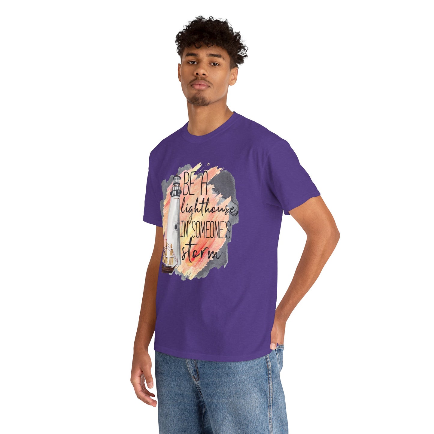 Lighthouse “Be A Lighthouse In Someone’s Storm” T‑Shirt