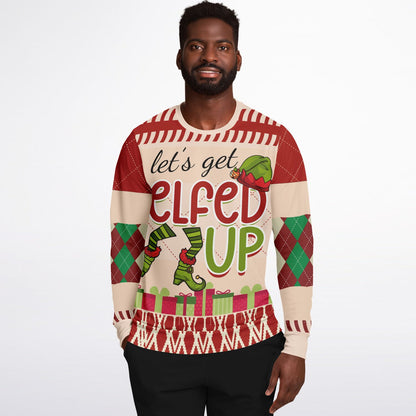 “Let’s Get Elfed Up” Funny Christmas Sweater