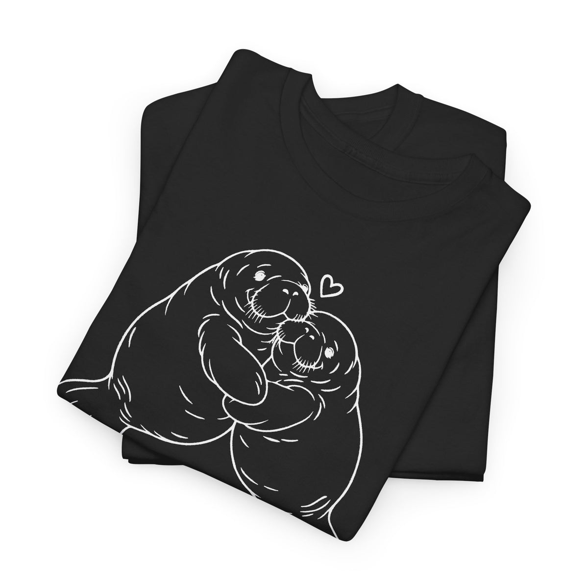 Chubby Mermaid Big Hug Lagoon Manatee T-Shirt