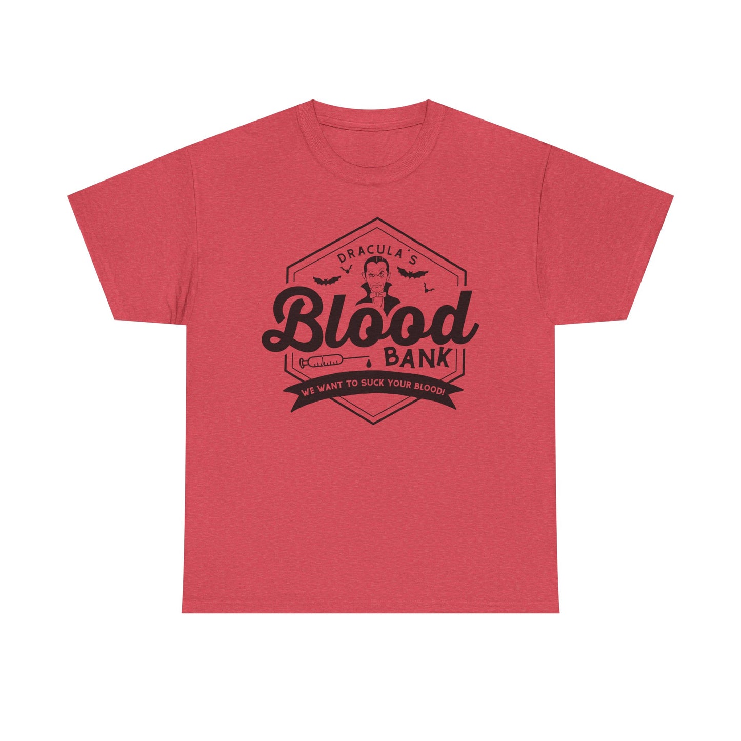 Blood Bank Tee — Dracula Vintage Vampire Graphic T-Shirt