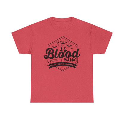 Blood Bank Tee — Dracula Vintage Vampire Graphic T-Shirt
