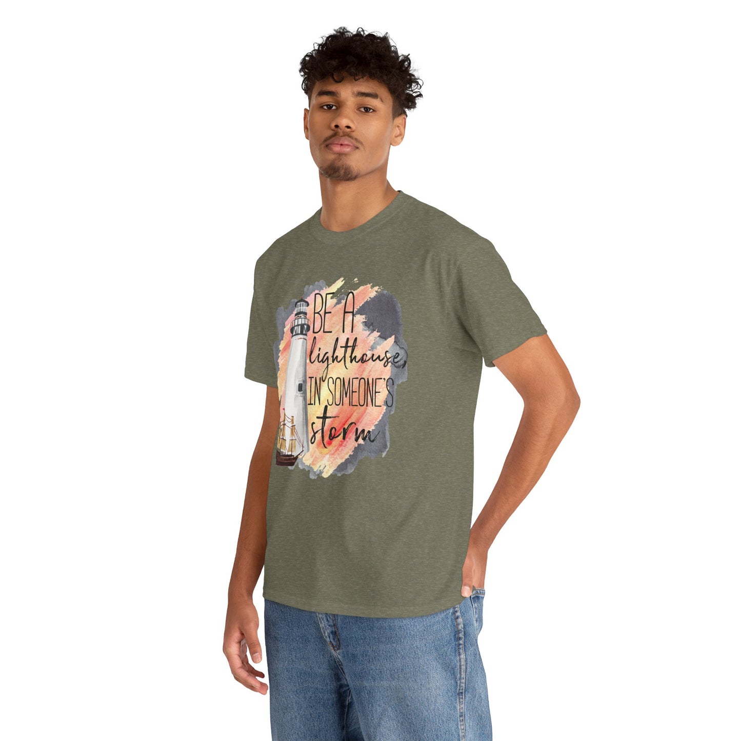 Lighthouse “Be A Lighthouse In Someone’s Storm” T‑Shirt