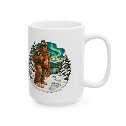 Bigfoot Snow Day Sasquatch Mug