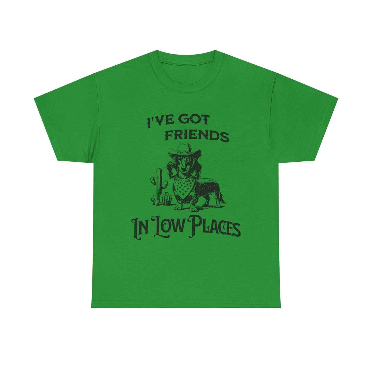 Cowboy Cowgirl Tee — "I've Got Friends In Low Places" Western Graphic T-Shirt