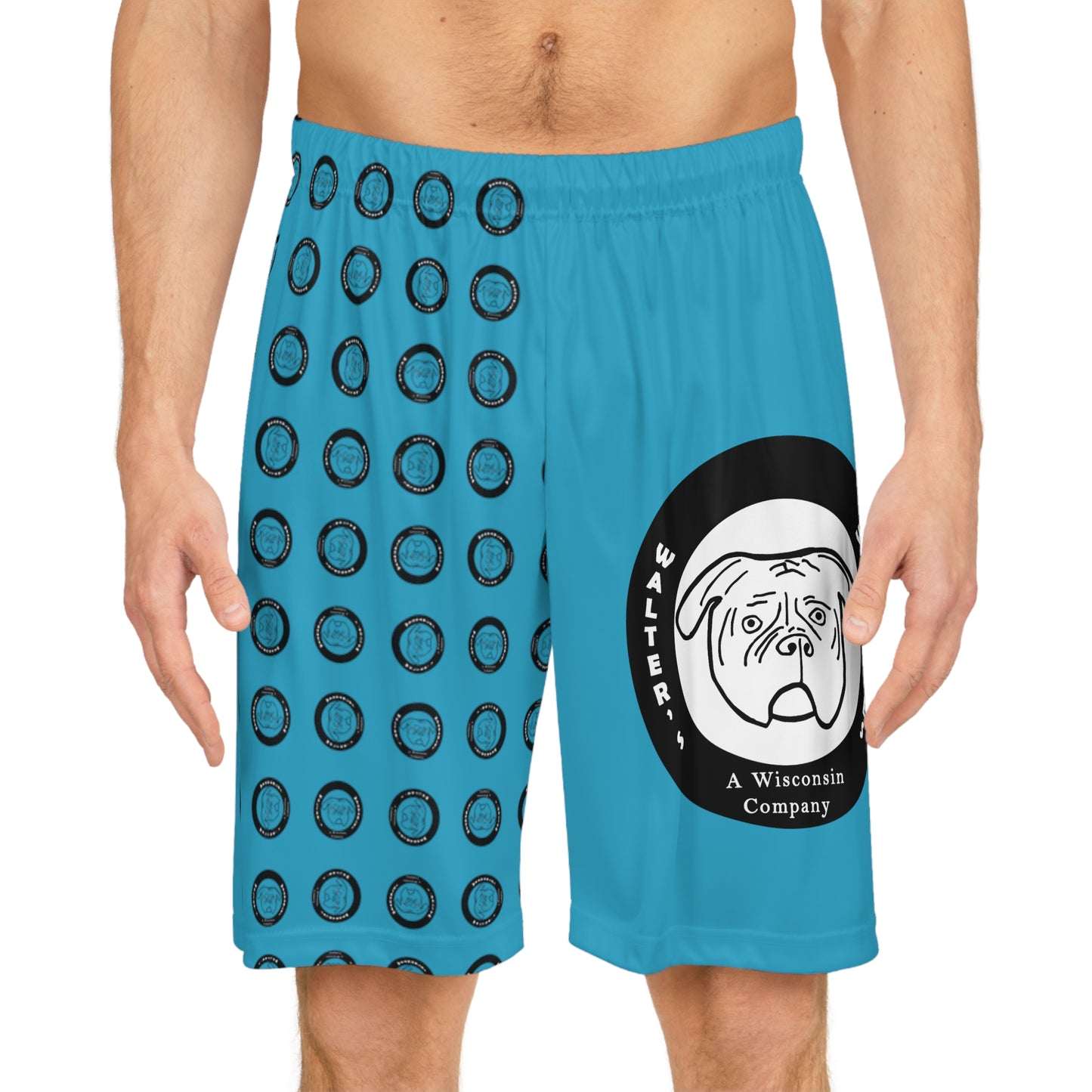 Walter Basketball Shorts -Blue