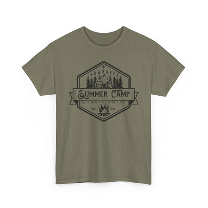 Summer Camp Badge T-Shirt — Woodhees Camp Graphic Tee