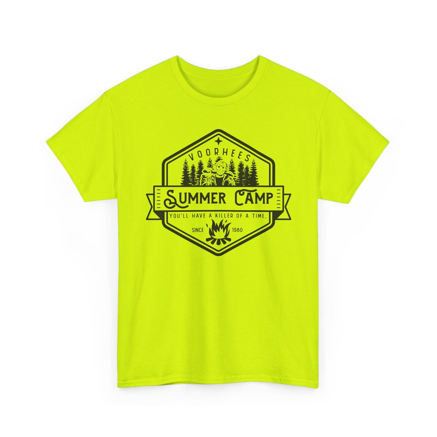 Summer Camp Badge T-Shirt — Woodhees Camp Graphic Tee