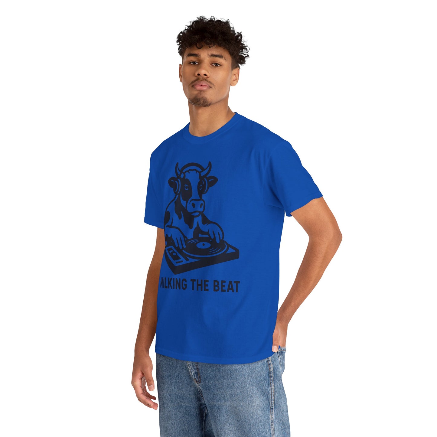 Milking the Beat DJ Cow T-Shirt