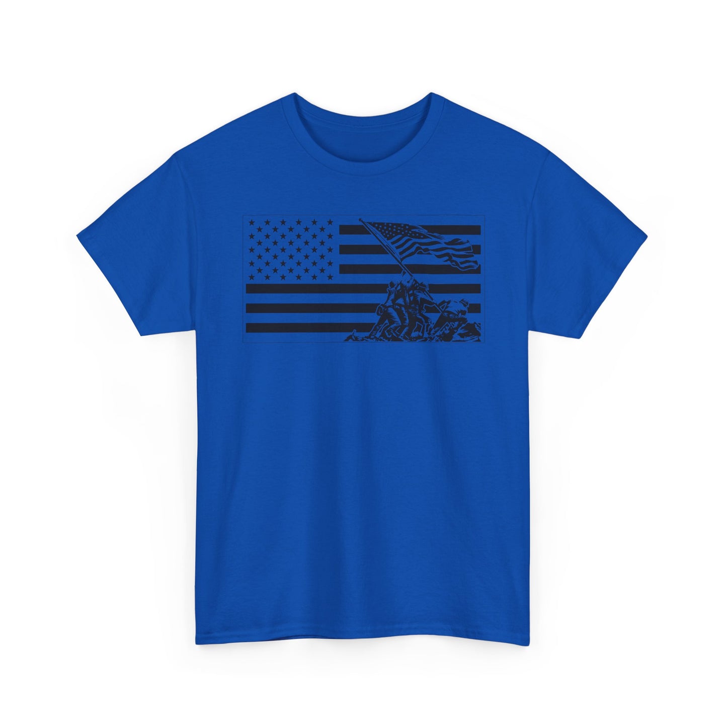 American Flag T‑Shirt — Vintage Military Memorial Tee