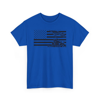 American Flag T‑Shirt — Vintage Military Memorial Tee