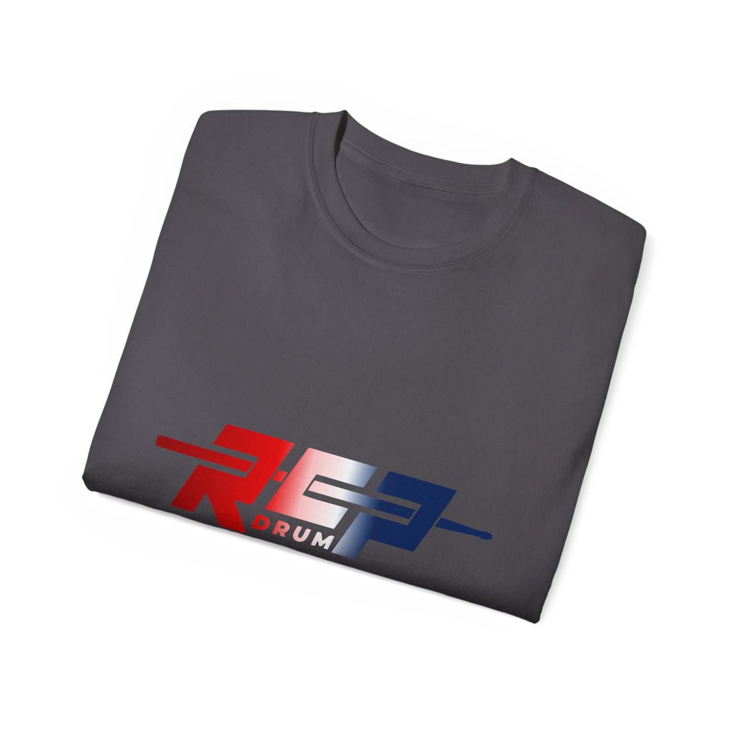 R&P Company Retro Logo Tee - Patriotic Red & Blue Graphic T-Shirt