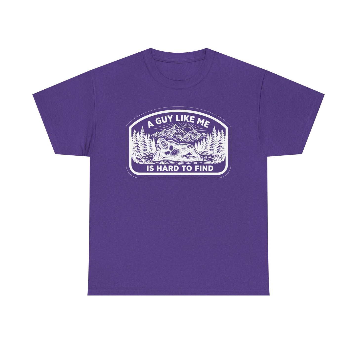 A Guy Like Me Is Hard to Find T-Shirt — Vintage Outdoors Fishing Tee -White