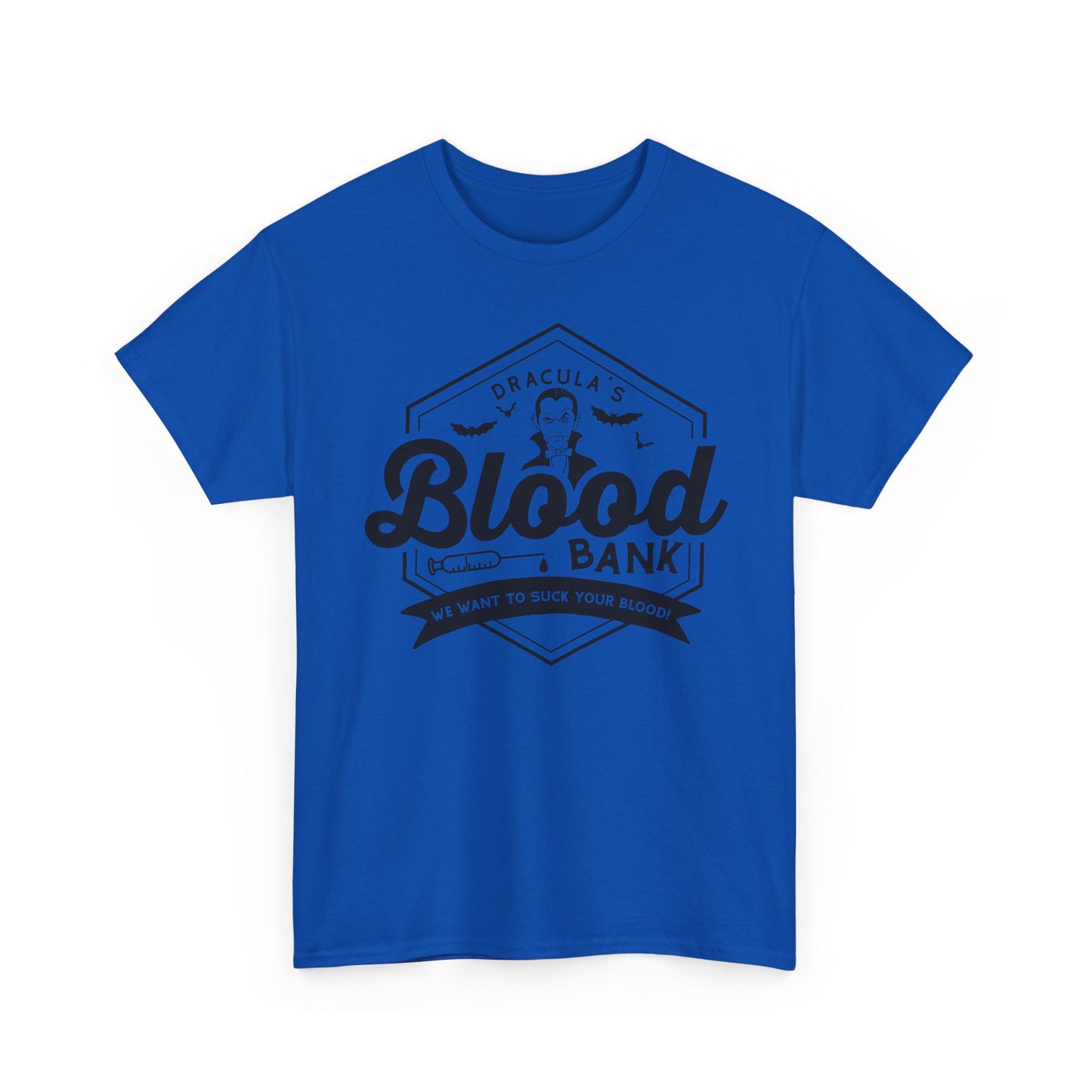 Blood Bank Tee — Dracula Vintage Vampire Graphic T-Shirt