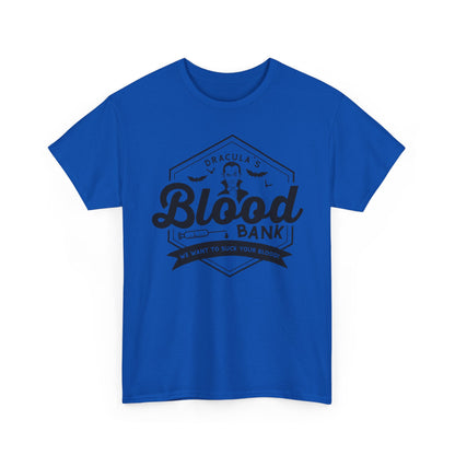 Blood Bank Tee — Dracula Vintage Vampire Graphic T-Shirt