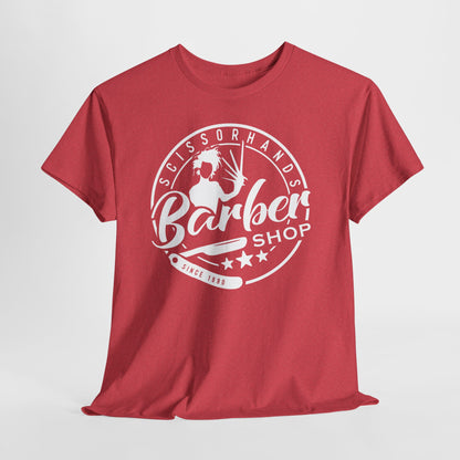 Barber Shop Vintage Logo Tee — Classic Barbershop Crewneck
