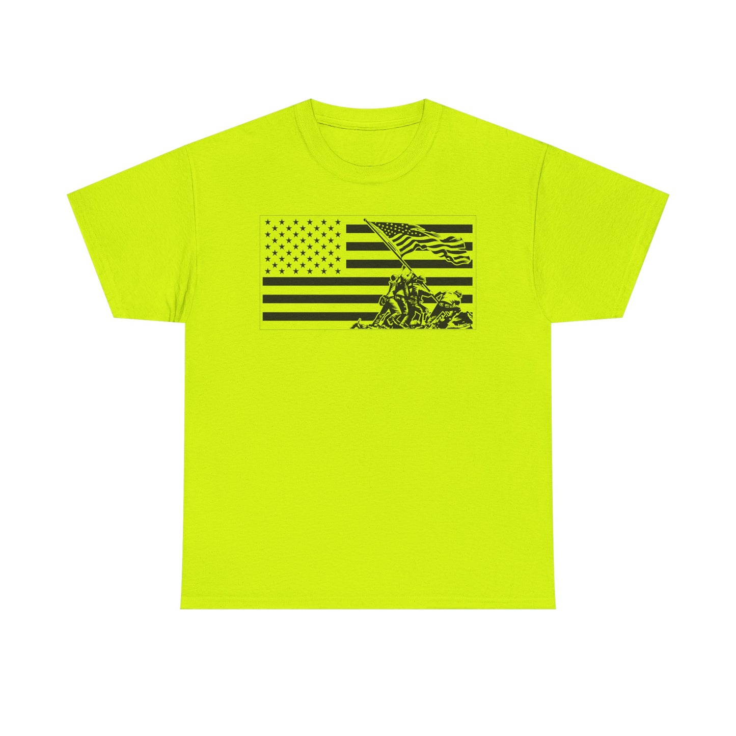 American Flag T‑Shirt — Vintage Military Memorial Tee