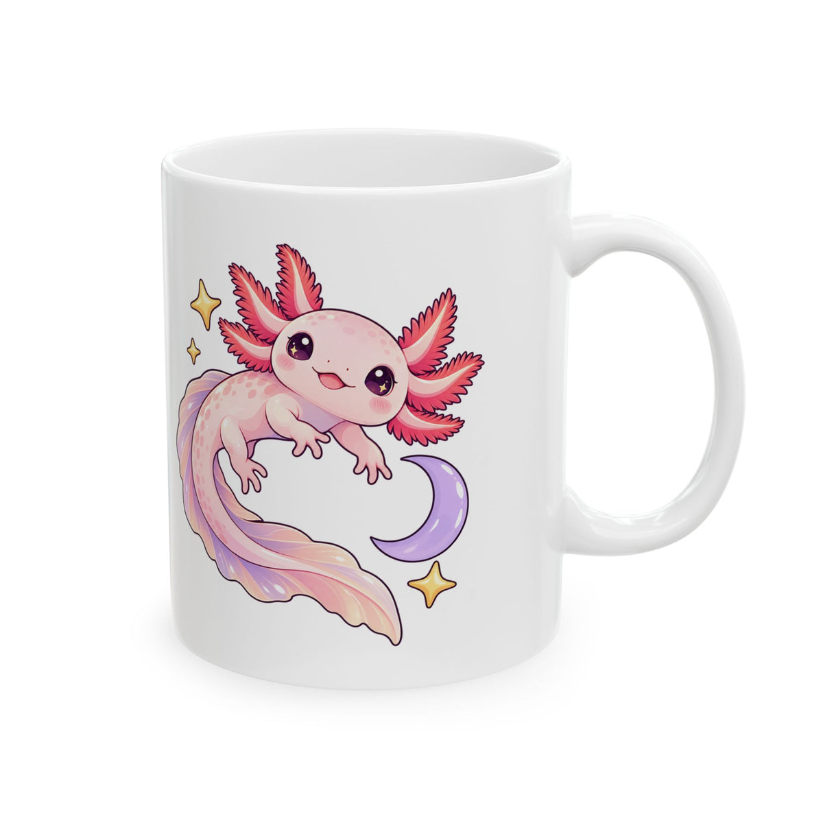 Axolotl Starry Swimmer Mug