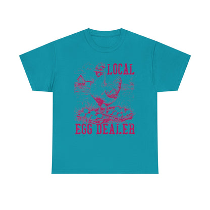 Local Egg Dealer T-Shirt — Vintage Chicken Farm Shirt for Farmers & Homesteaders