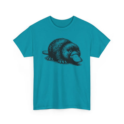 Platypus Sketch Tee — Vintage Wildlife Graphic T-Shirt