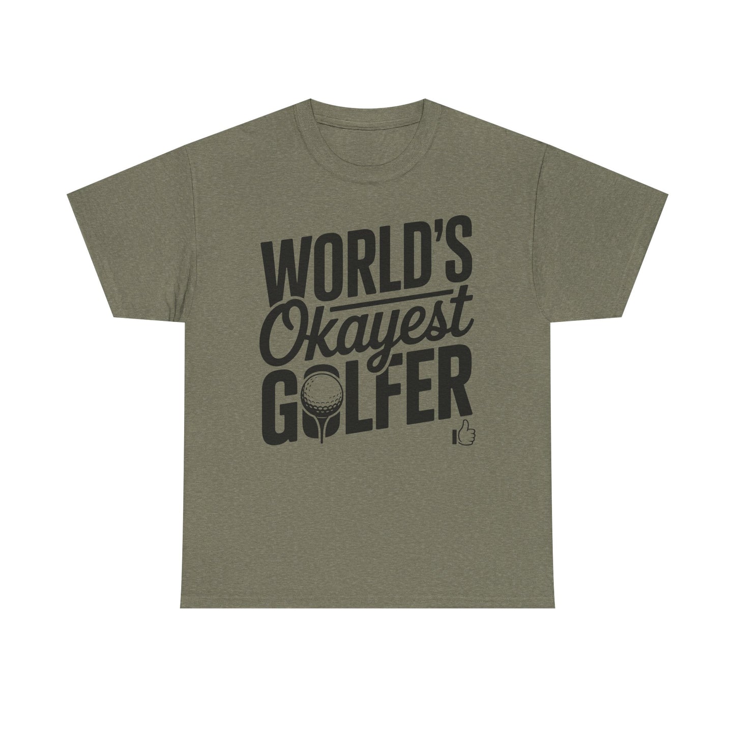 World's Okayest Golfer T-Shirt — Funny Golf Tee Gift
