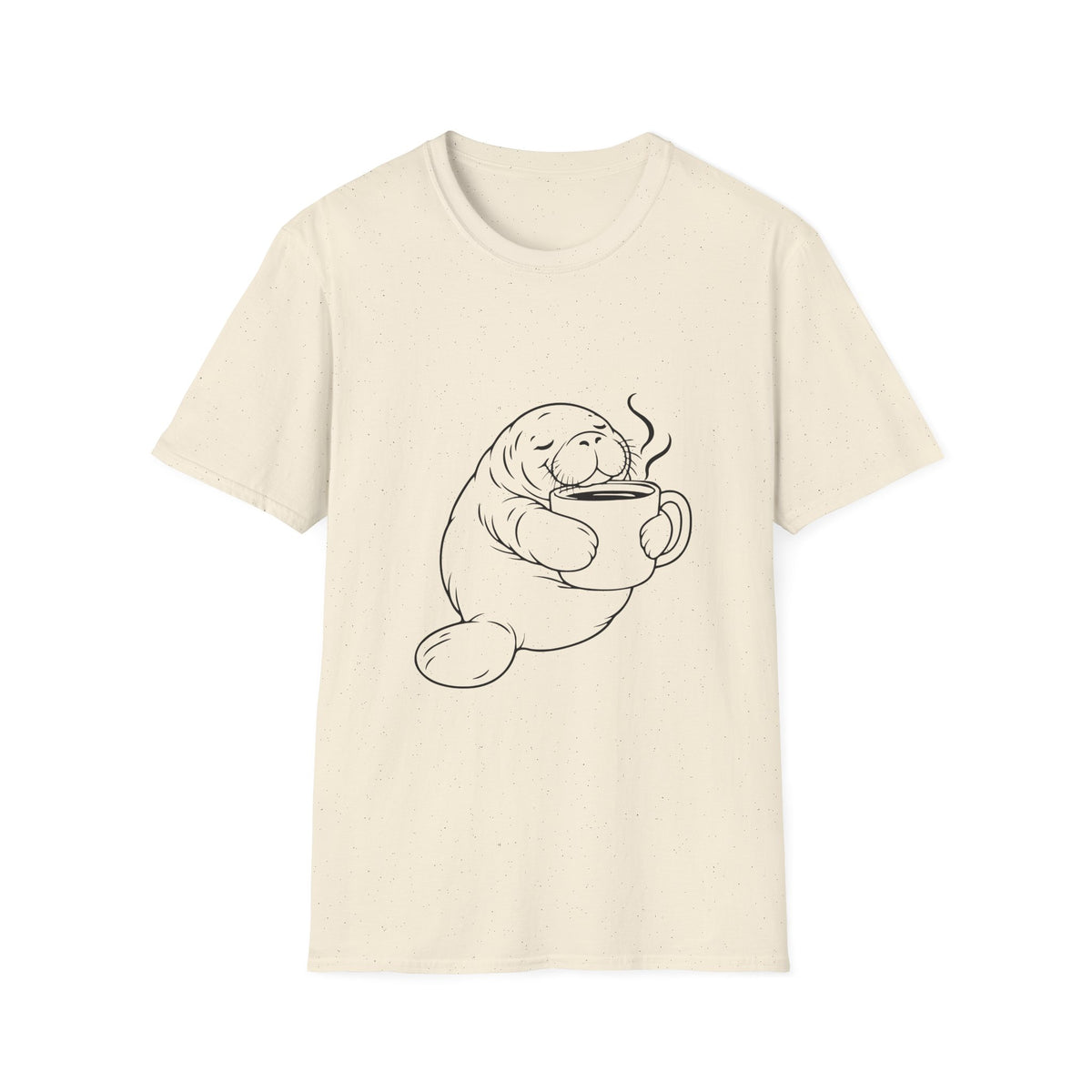 Chubby Mermaid Coffee Coast Manatee T-Shirt