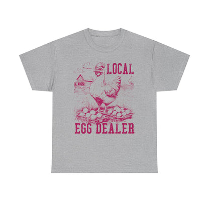 Local Egg Dealer T-Shirt — Vintage Chicken Farm Shirt for Farmers & Homesteaders