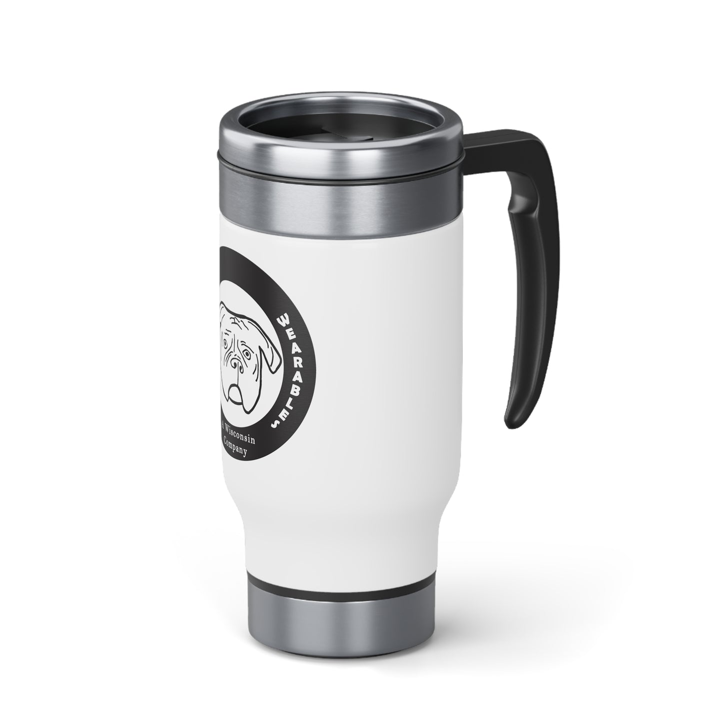 Walter's  Stainless Steel Travel Mug with Handle, 14oz