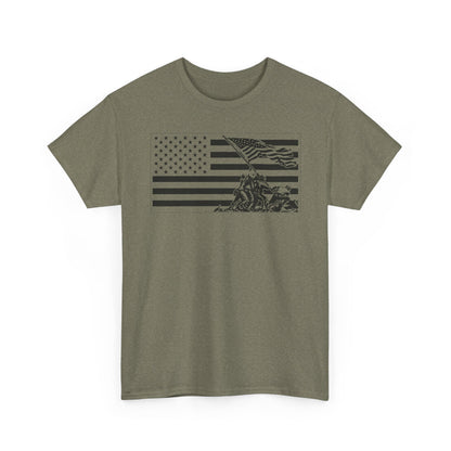 American Flag T‑Shirt — Vintage Military Memorial Tee