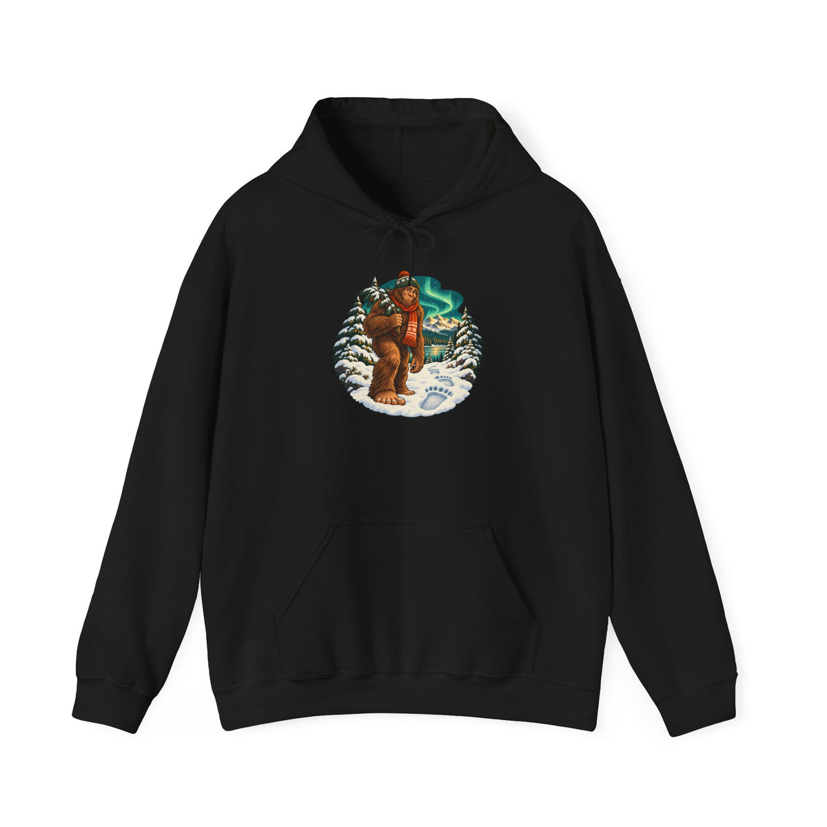 Bigfoot Snow Day Sasquatch Hoodie