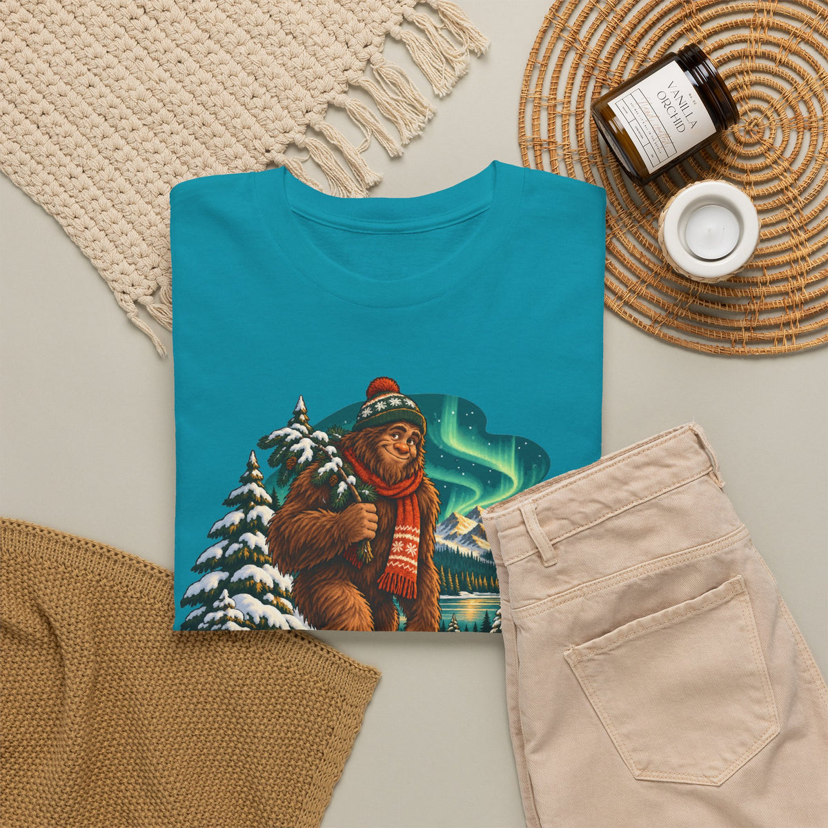 Bigfoot Snow Day Sasquatch T-Shirt