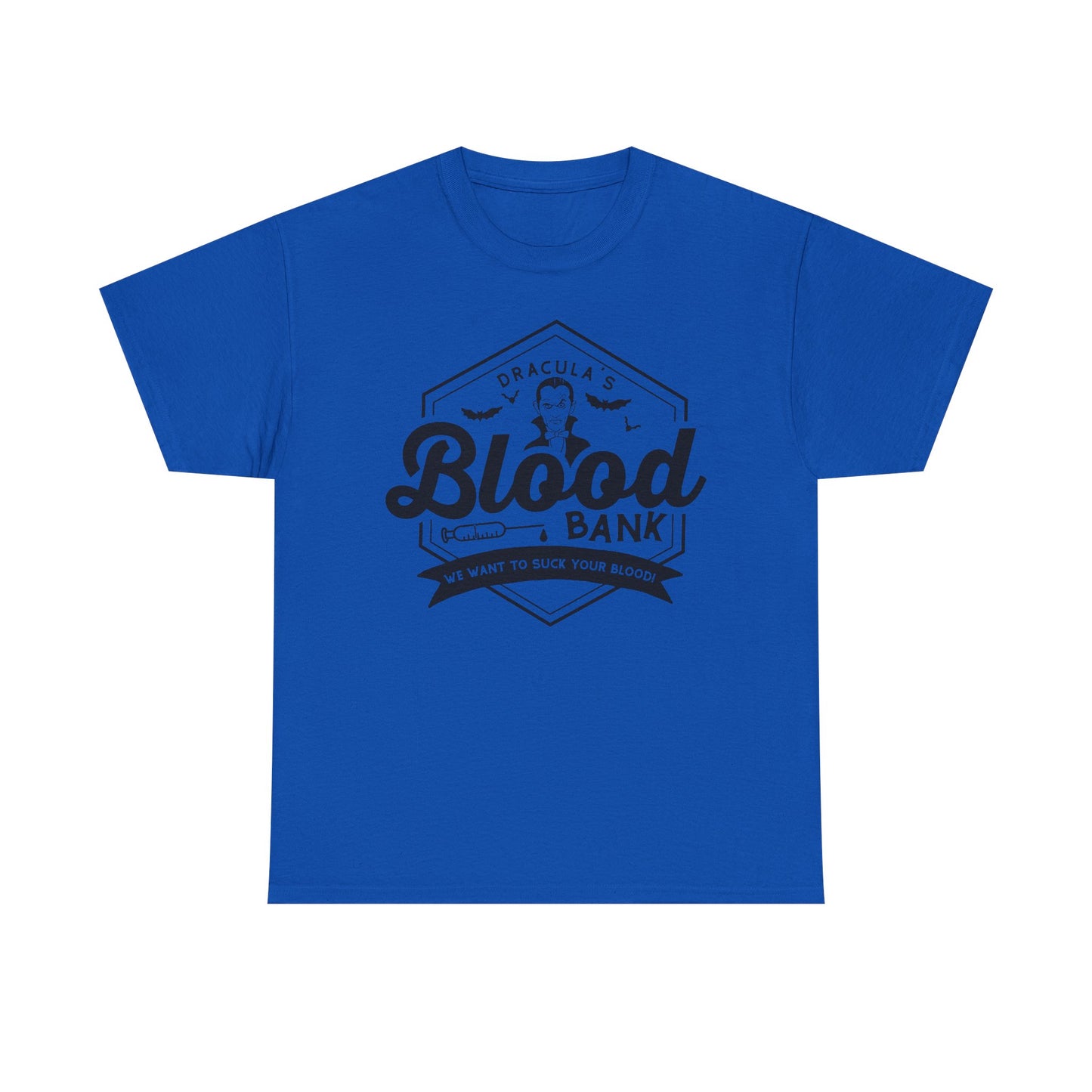 Blood Bank Tee — Dracula Vintage Vampire Graphic T-Shirt