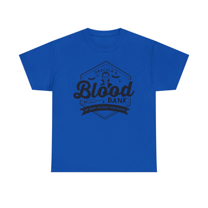 Blood Bank Tee — Dracula Vintage Vampire Graphic T-Shirt
