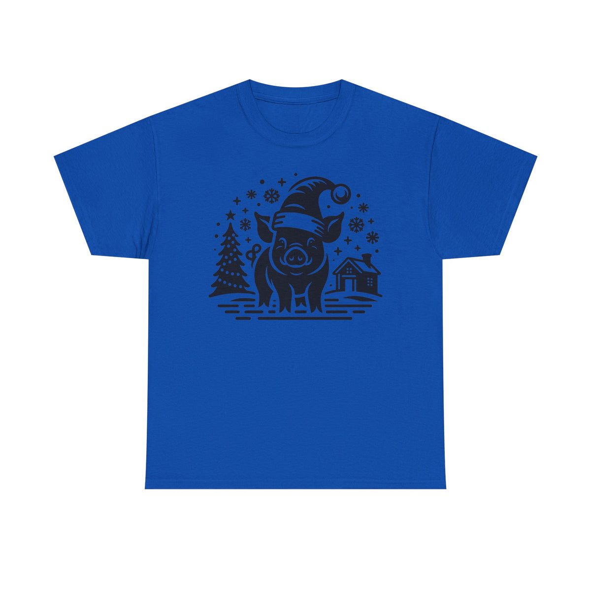 Christmas Pig T-Shirt | Festive Santa Pig Graphic Tee