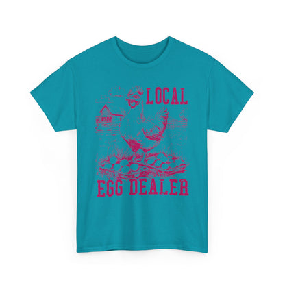 Local Egg Dealer T-Shirt — Vintage Chicken Farm Shirt for Farmers & Homesteaders