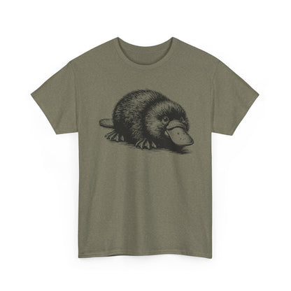 Platypus Sketch Tee — Vintage Wildlife Graphic T-Shirt