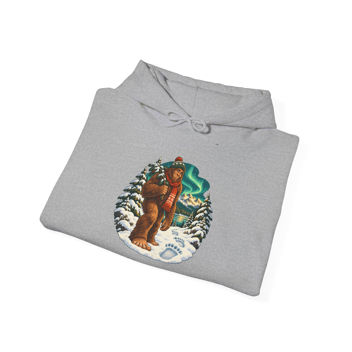 Bigfoot Snow Day Sasquatch Hoodie