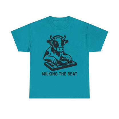 Milking the Beat DJ Cow T-Shirt