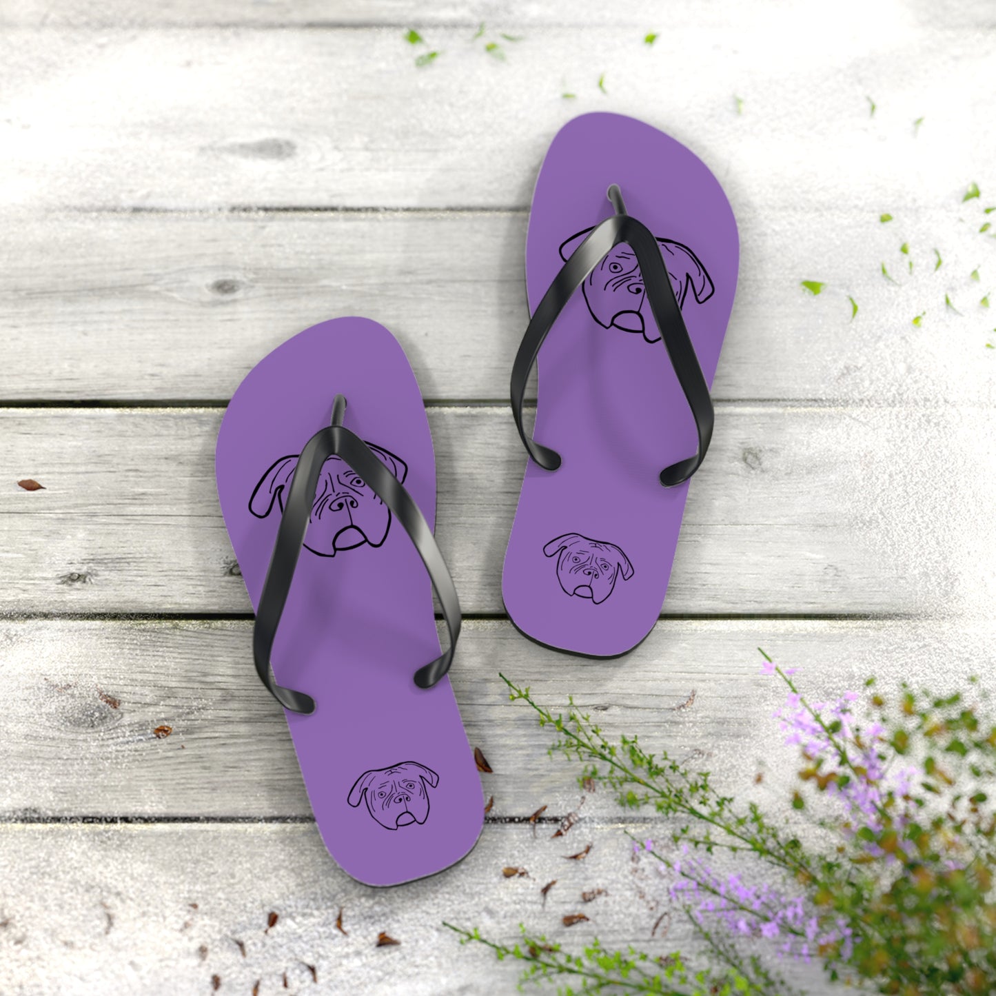 Walter Flip Flops- Purple