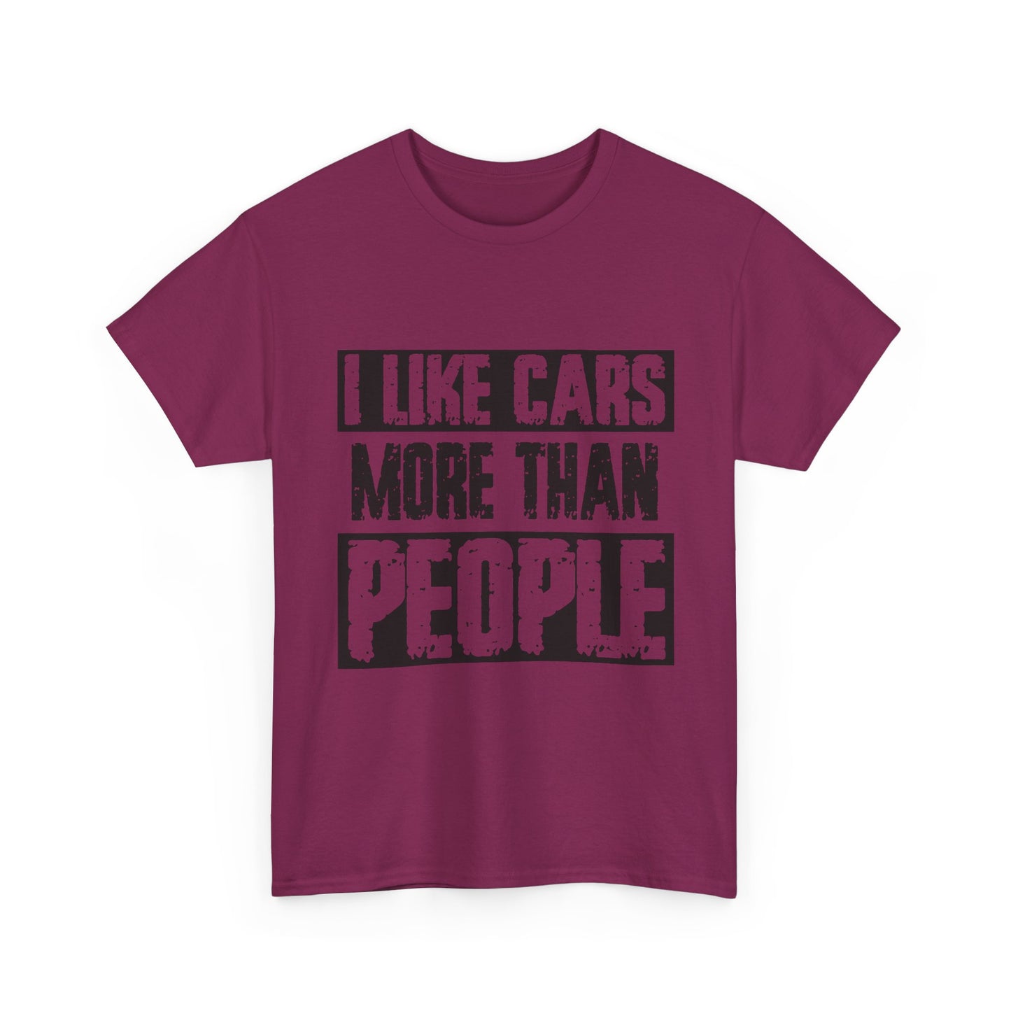 I Like Cars More Than People T-Shirt — Funny Car Lover Tee