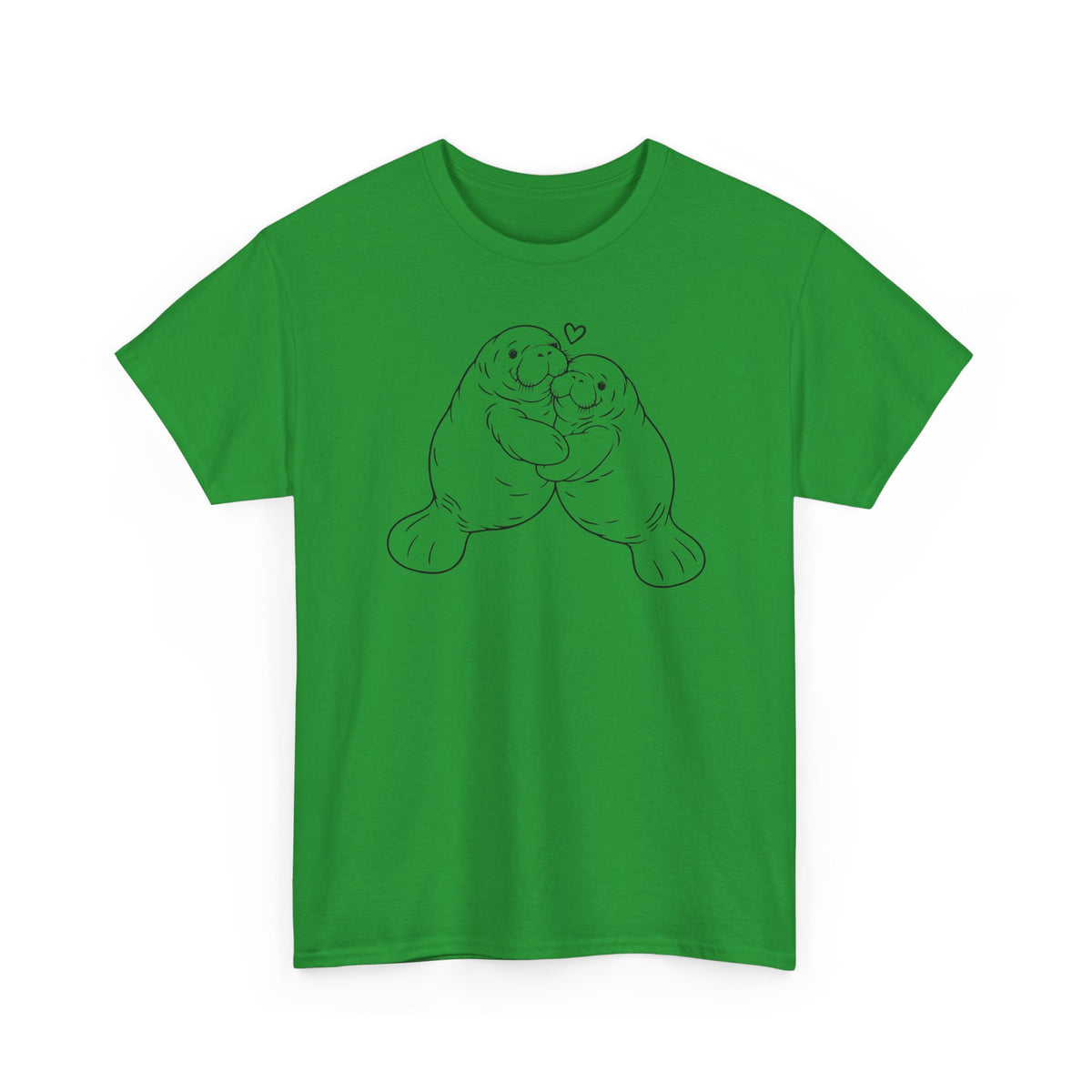 Chubby Mermaid Big Hug Lagoon Manatee T-Shirt