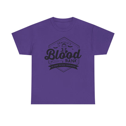 Blood Bank Tee — Dracula Vintage Vampire Graphic T-Shirt