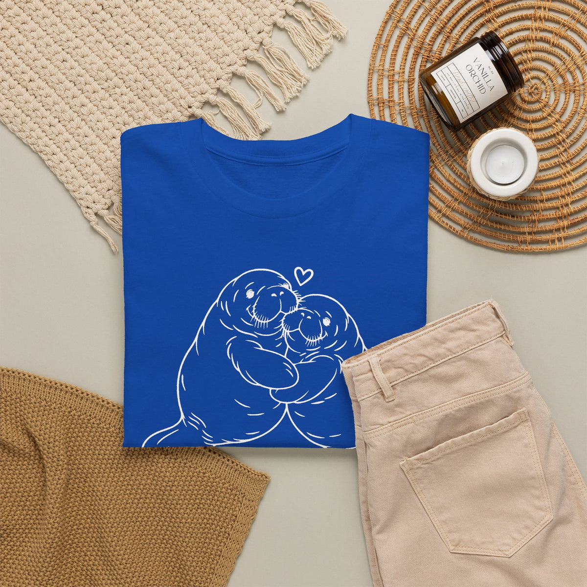 Chubby Mermaid Big Hug Lagoon Manatee T-Shirt