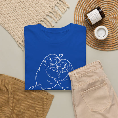 Chubby Mermaid Big Hug Lagoon Manatee T-Shirt